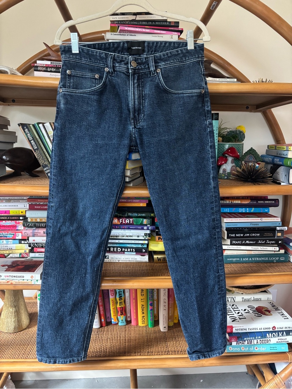 Women’s Dark Blue Slim Straight Jeans